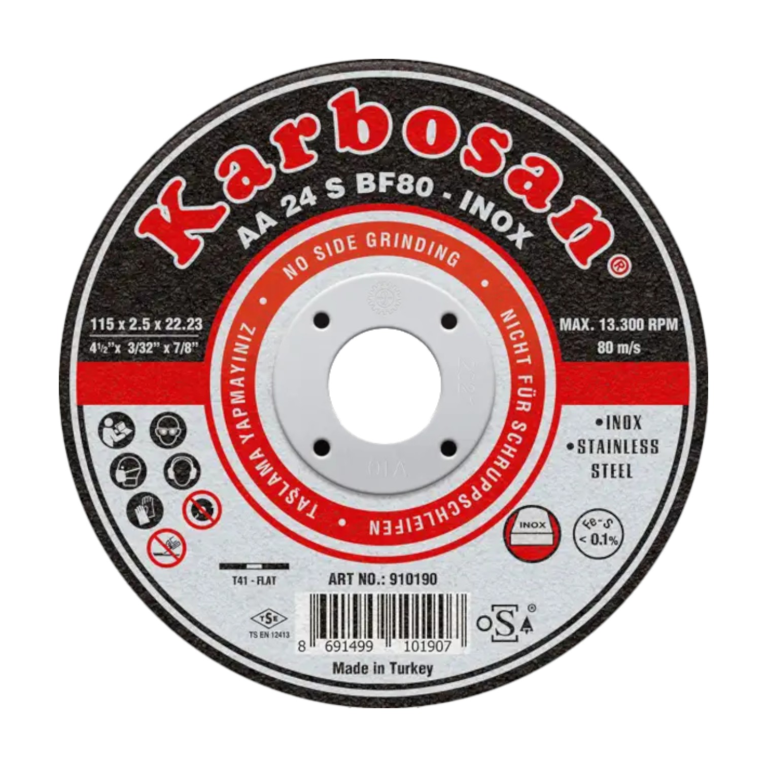 Karbosan Metal Kesici Disk 115 x 2,5