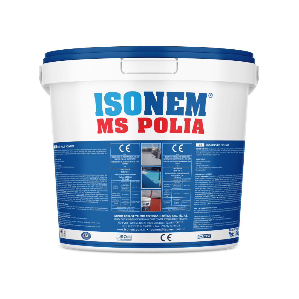 Isonem MS Polia 18 Kg Likid Polia Polymer