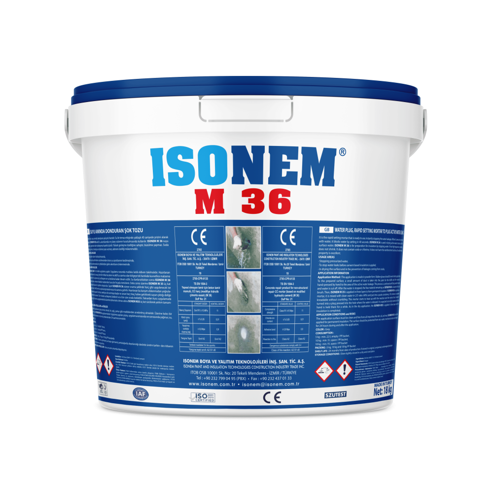 Isonem M36 5 Kg Suyu Anında Donduran Şok Tozu