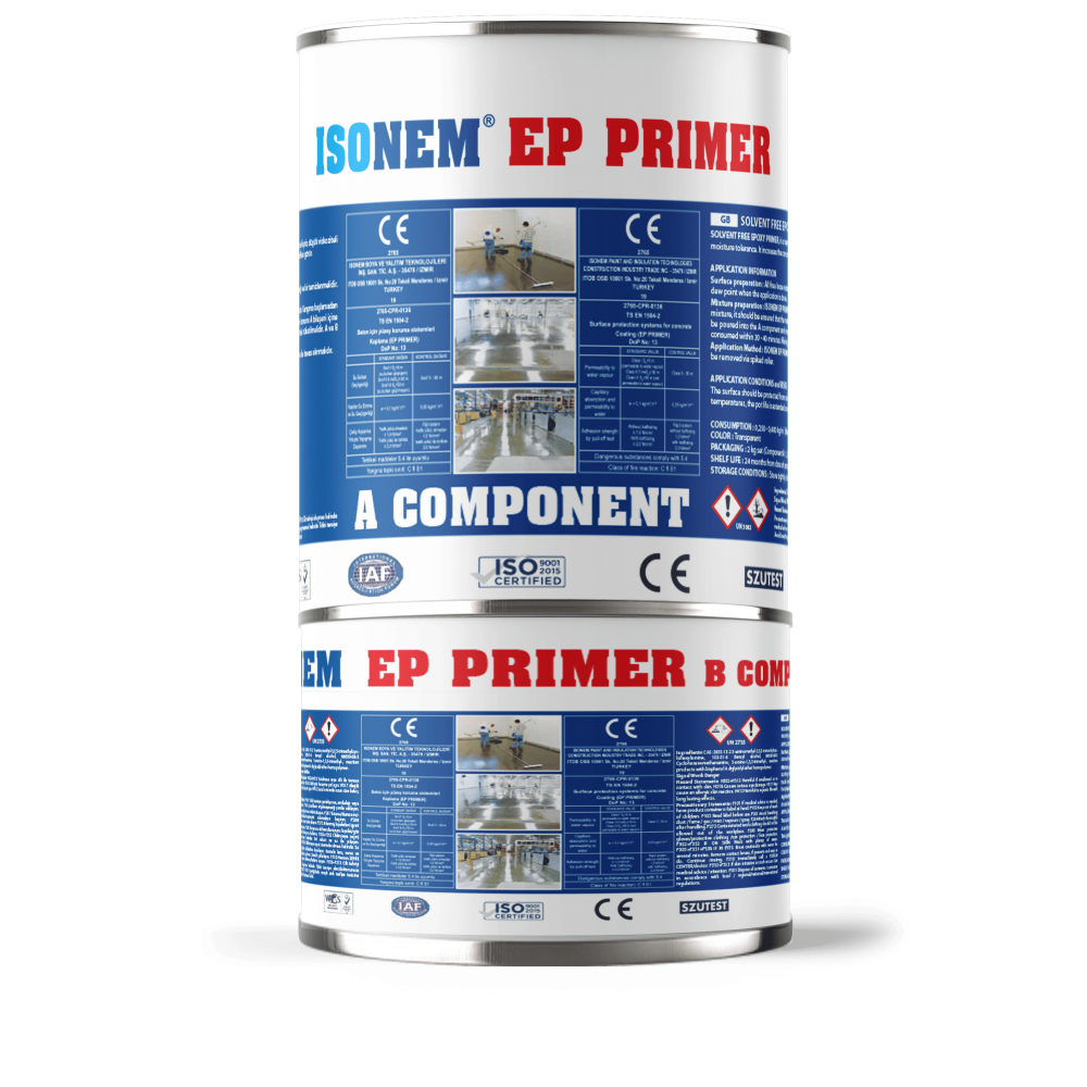Isonem EP Primer 5 Kg Solventsiz Epoksi Astar